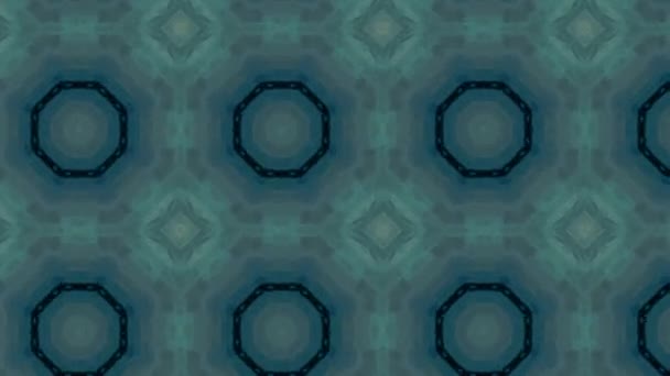 Patrón vectorial sin costuras en estilo ornamental geométrico — Vídeos de Stock