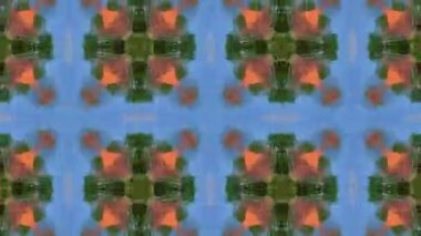 geometrik süsleme biçiminde kusursuz vektör deseni