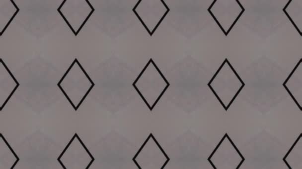 Naadloze vector patroon in geometrische ornamentale stijl — Stockvideo