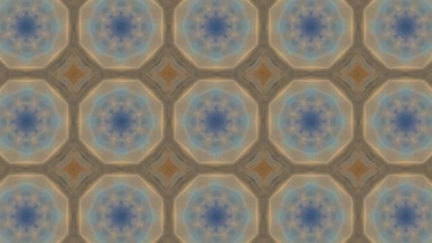 Χωρίς ραφή διανυσματικό μοτίβο σε γεωμετρικό διακοσμητικό στυλ — Αρχείο Βίντεο