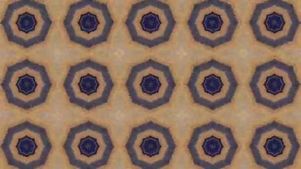 Hladký vektorový vzor v geometrickém ornamentálním stylu — Stock video
