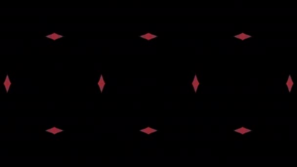 幾何学的な装飾スタイルのシームレスなベクトルパターン — ストック動画