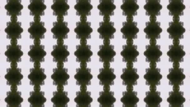 Geometrik süsleme biçiminde kusursuz vektör deseni — Stok video