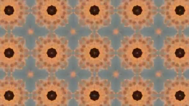 Seamless vector pattern in geometric ornamental style — Stock Video