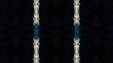 Dikensiz geometrik süslemeli görüntü. Soyut illüzyon arka planı