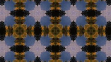 Dikensiz geometrik süslemeli görüntü. Soyut illüzyon arka planı