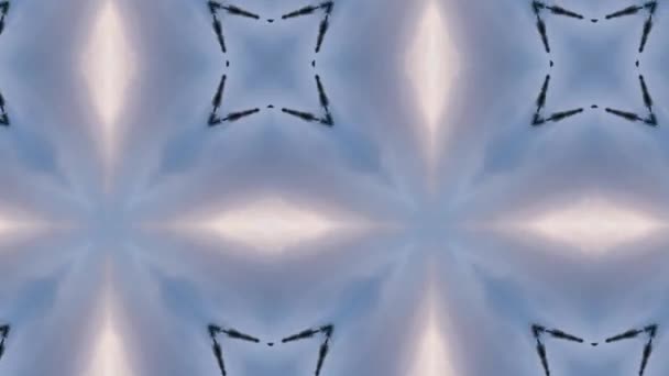 Nahtloses Vektormuster im geometrischen ornamentalen Stil — Stockvideo