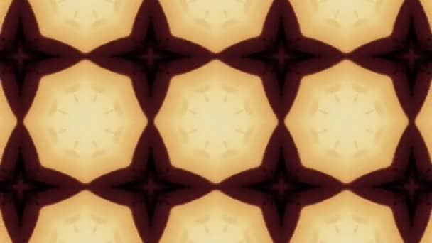 Varrat nélküli vektor minta geometriai díszítő stílusban — Stock videók
