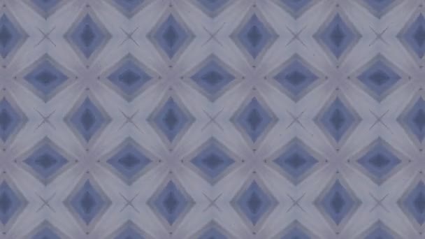 Footage Seamless Geometric Ornamental Pattern Abstract Illusion Background — Stock Video