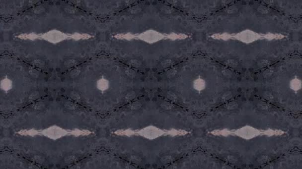 Bilder Med Sömlösa Geometriska Prydnadsmönster Abstrakt Illusion Bakgrund — Stockvideo