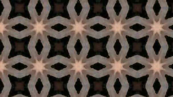 Motif vectoriel sans couture dans un style ornemental géométrique — Video