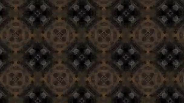 Seamless vector pattern in geometric ornamental style — Stock Video