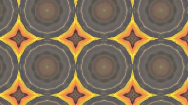 Nahtloses Vektormuster im geometrischen ornamentalen Stil — Stockvideo