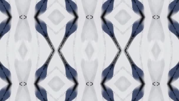 Bezszwowy wzór wektora w geometrycznym stylu ozdobnym — Wideo stockowe