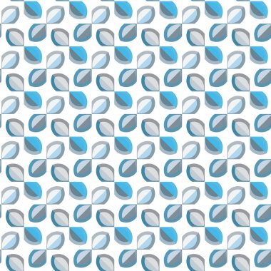 geometrik süsleme biçiminde kusursuz vektör deseni