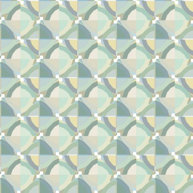 Modern geometrik vektör tasarımı, kusursuz desen çizimi
