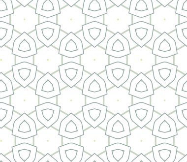 geometrik süsleme biçiminde kusursuz vektör deseni