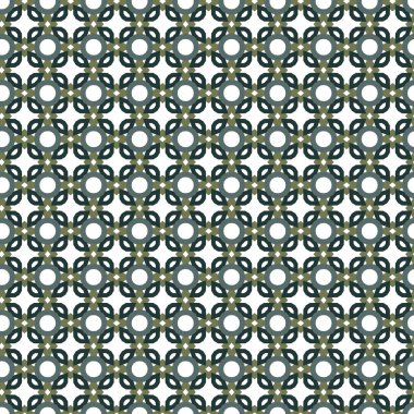 geometrik süsleme biçiminde kusursuz vektör deseni