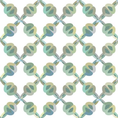 geometrik süsleme biçiminde kusursuz vektör deseni
