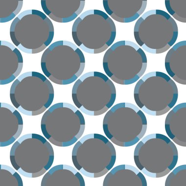 Modern geometrik vektör tasarımı, kusursuz desen çizimi