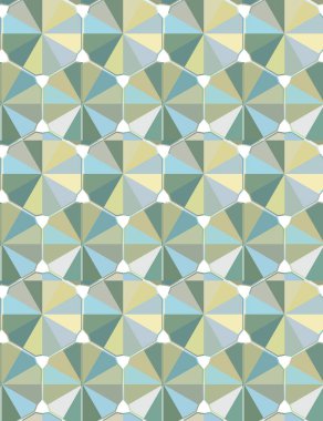 geometrik süsleme biçiminde kusursuz vektör deseni