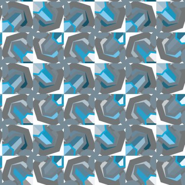 Modern geometrik vektör tasarımı, kusursuz desen çizimi