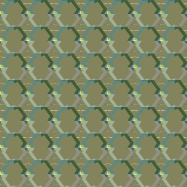 Modern geometrik vektör tasarımı, kusursuz desen çizimi