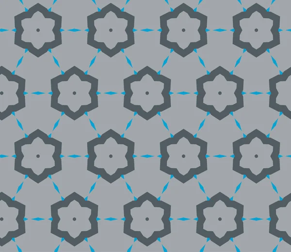 Patrón vectorial sin costuras en estilo ornamental geométrico — Archivo Imágenes Vectoriales