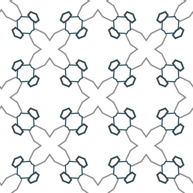 Modern geometrik vektör tasarımı, kusursuz desen çizimi