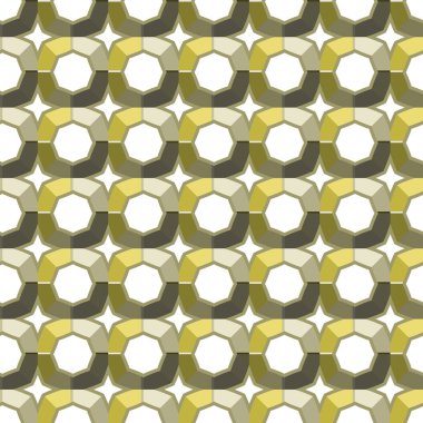 geometrik süsleme biçiminde kusursuz vektör deseni