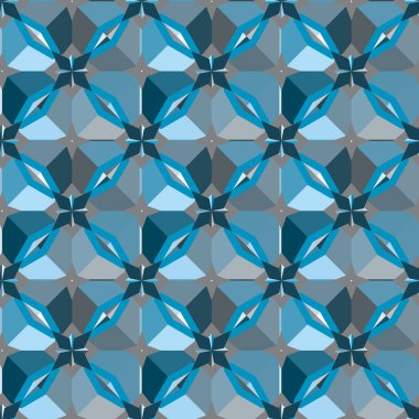 Modern geometrik vektör tasarımı, kusursuz desen çizimi