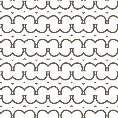 geometrik süsleme biçiminde kusursuz vektör deseni