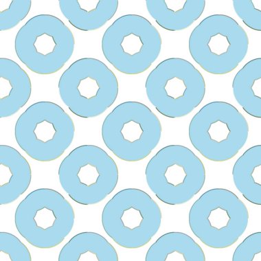 Modern geometrik vektör tasarımı, kusursuz desen çizimi