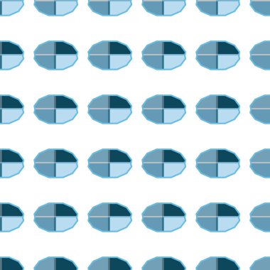 geometrik süsleme biçiminde kusursuz vektör deseni