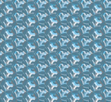 geometrik süsleme biçiminde kusursuz vektör deseni