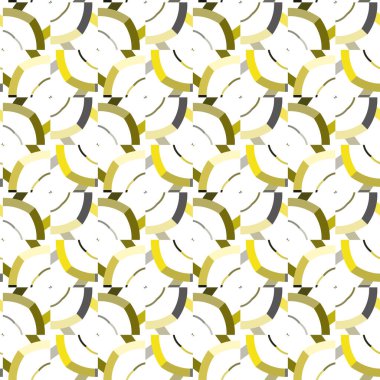 Modern geometrik vektör tasarımı, kusursuz desen çizimi