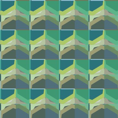 geometrik süsleme biçiminde kusursuz vektör deseni