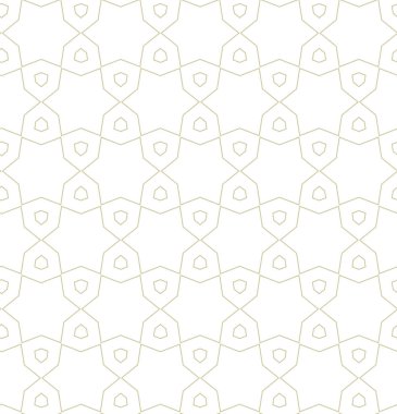 geometrik süsleme biçiminde kusursuz vektör deseni