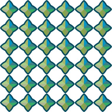Modern geometrik vektör tasarımı, kusursuz desen çizimi