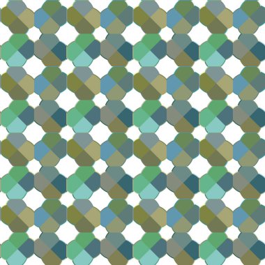 Geometrik şekilli kusursuz desen vektör çizimi