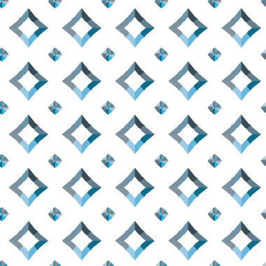 geometrik süsleme biçiminde kusursuz vektör deseni