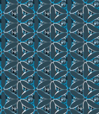 Modern geometrik vektör tasarımı, kusursuz desen çizimi