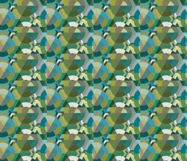 Modern geometrik vektör tasarımı, kusursuz desen çizimi