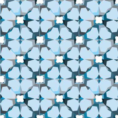 Modern geometrik vektör tasarımı, kusursuz desen çizimi