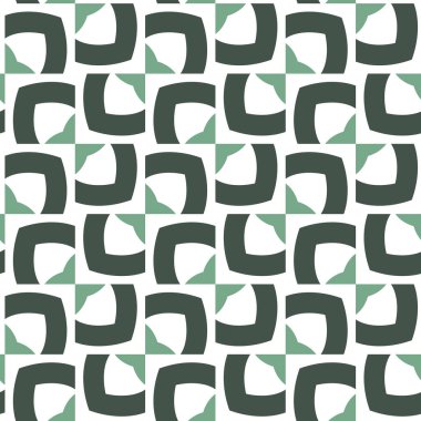 Modern geometrik vektör tasarımı, kusursuz desen çizimi