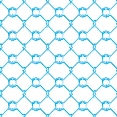 geometrik süsleme biçiminde kusursuz vektör deseni