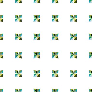 Geometrik şekilli kusursuz desen vektör çizimi