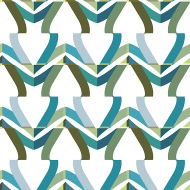 Modern geometrik vektör tasarımı, kusursuz desen çizimi