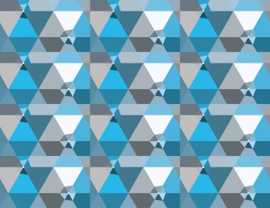 geometrik süsleme biçiminde kusursuz vektör deseni