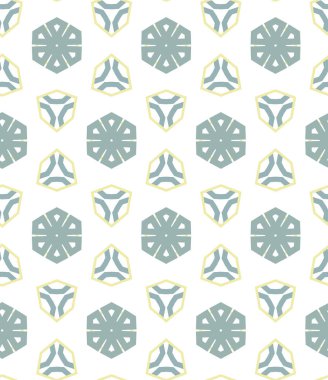 geometrik süsleme biçiminde kusursuz vektör deseni